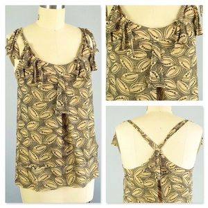 DVF Diane Von Furstenberg Tiaroa Silk Camisole Blouse Top